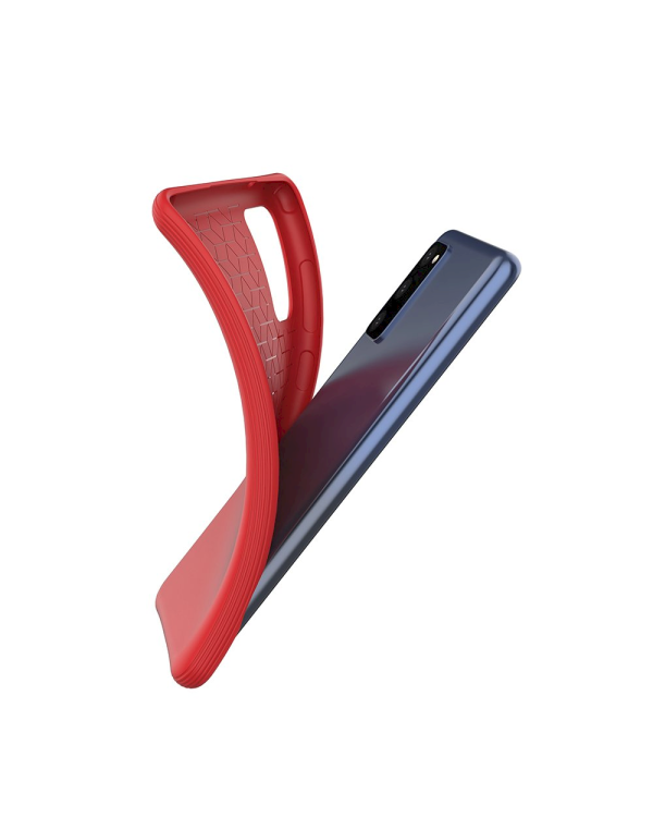 Fusion solaster силиконовый чехол для Samsung G780 Galaxy S20 FE красный