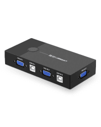 UGREEN 30357 KVM Switch Box 2-port VGA Video Adapter 2 in 1 (black)