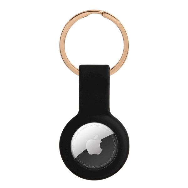 Обложка книги «GUATSGEK Guess Liquid Silicone Classic Logo AirTag Case Black»