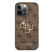 Guess GUHCP13L4GGMBR iPhone 13 Pro hardcase 4G Big Metal Logo коричневый