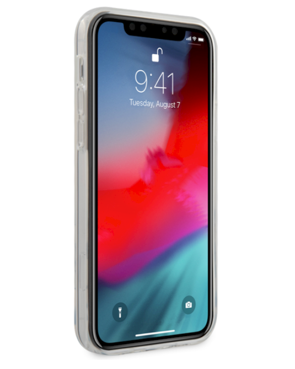 Ferrari FESTRHCP12MTR Силиконовый чехол для Apple iPhone 12 / 12 Pro прозрачный