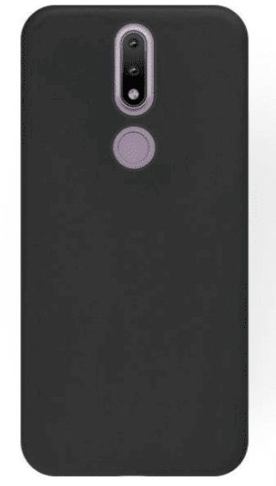 Fusion Soft Matte Back Case силиконовый чехол для Nokia 2.4 черный