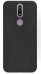 Fusion Soft Matte Back Case силиконовый чехол для Nokia 2.4 черный