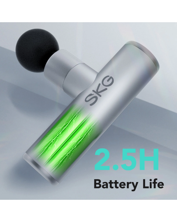 SKG F3 Lite massage gun for the whole body - silver