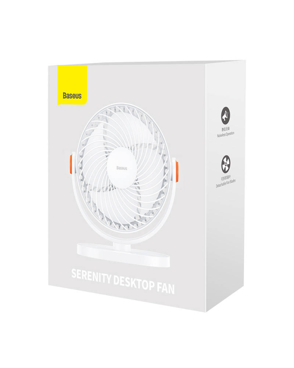 Baseus Serenity desktop oscillating fan (white)