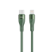 Dudao USB Type C - Lightning cable 65 W 1 m Power Delivery green (L6H green)
