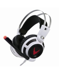 Varr OVH4055W Pro Игровые наушники Стерео с ВИБРАЦИЕЙи Микрофоном 3.5mm Audio вход  / LED / белый