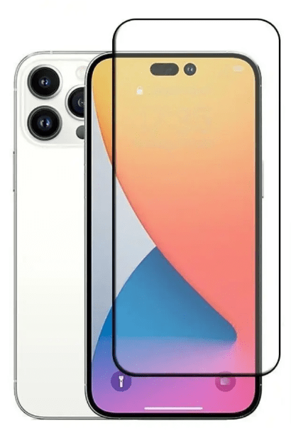 Fusion 5D glass защитное стекло для экрана Apple iPhone 14 Max / Plus черное