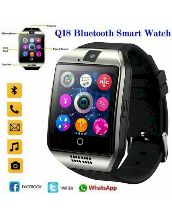 Детские умные часы Fusion Q18 черные
