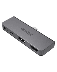 Choetech multifunctional USB HUB for Apple iPad Pro Typ C 4in1 60W PD black (HUB-M13)