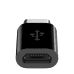 Fusion Универсальный Адаптер Micro USB на USB Type-C (USB-C) Черный (EU Blister)