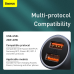 Baseus Golden Contactor Pro quick car charger 2x USB 40 W Quick Charge SCP FCP AFC + USB - USB Type C cable gray (TZCCJD-A0G)