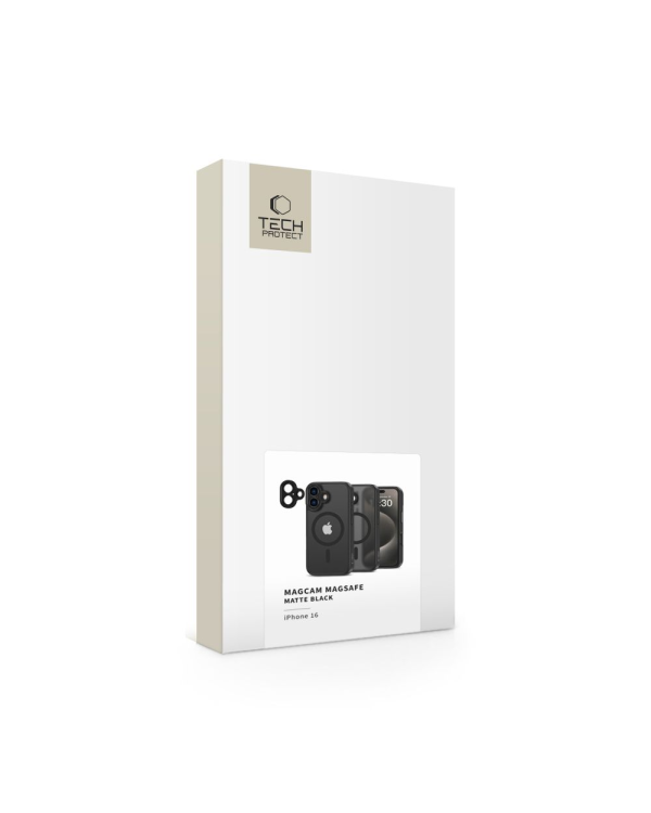 TECH-PROTECT MAGCAM MAGSAFE IPHONE 16 МАТОВЫЙ ЧЕРНЫЙ