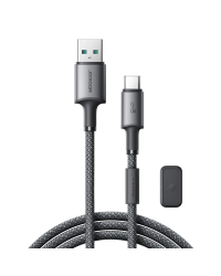 Joyroom S-A50 Unlimited Series 3A USB-A - USB-C кабель с магнитным органайзером 1,2 м - серый