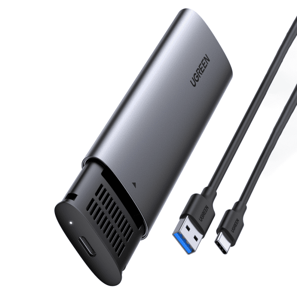 UGREEN CM400 M.2 B-Key Корпус для жестких дисков, NGFF, SATA (серый)
