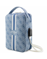 Guess Torba GUHBP4RPSB Organizer niebieski|blue 4G Printed Stripes