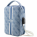 Guess Torba GUHBP4RPSB Organizer niebieski|blue 4G Printed Stripes