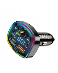 KAKUSIGA KSC-851 автомобильный FM-трансмиттер QC 3.0 | 18 Вт | USB Flash | Bluetooth 5.0 черный