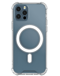 Fusion MagSafe Magnetic прочный силиконовый чехол для Apple iPhone 12 Pro Max прозрачный