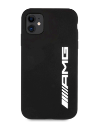 AMHCN61SGLBGN AMG Liquid Silicone Big Logo Case for iPhone 11 Black
