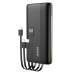Dudao K4Pro powerbank with built-in cables 10000mAh LED display black