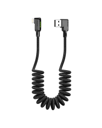 Кабель USB-Lightning, Mcdodo CA-7300, угловой, 1,8 м, черный
