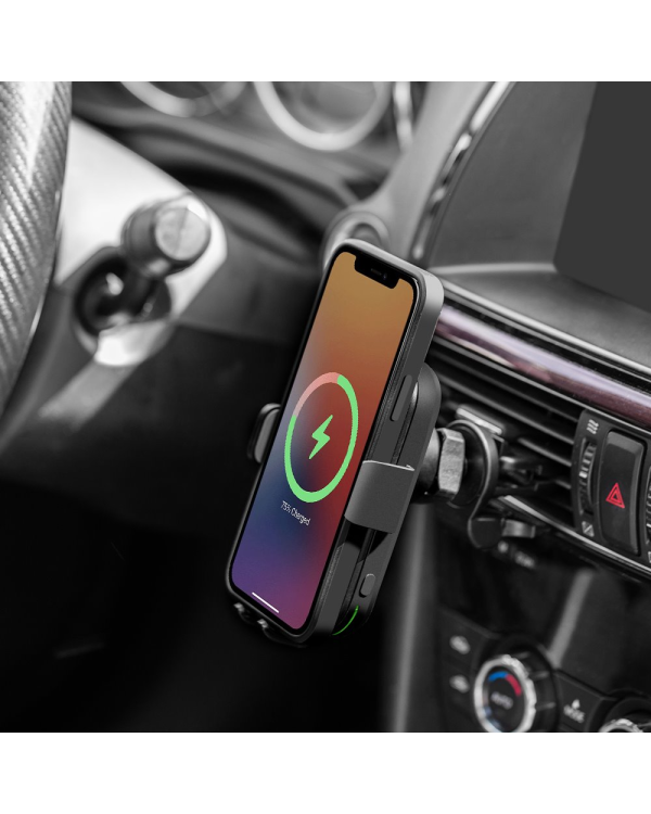 OBAL:ME GravCharger Беспроводной зарядный автомобильный держатель 15 Вт Черный