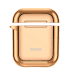 Baseus Shining Hook Силиконовый чехол для наушников Apple Airpods 1 / 2 золотой