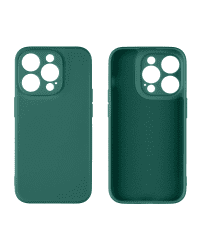 OBAL:ME Матовый TPU чехол для Apple iPhone 15 Pro темно-зеленый