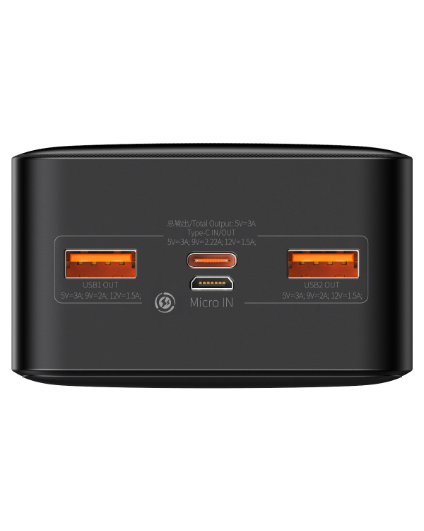 Powerbank Baseus Bipow 30000mAh, 20W (black)