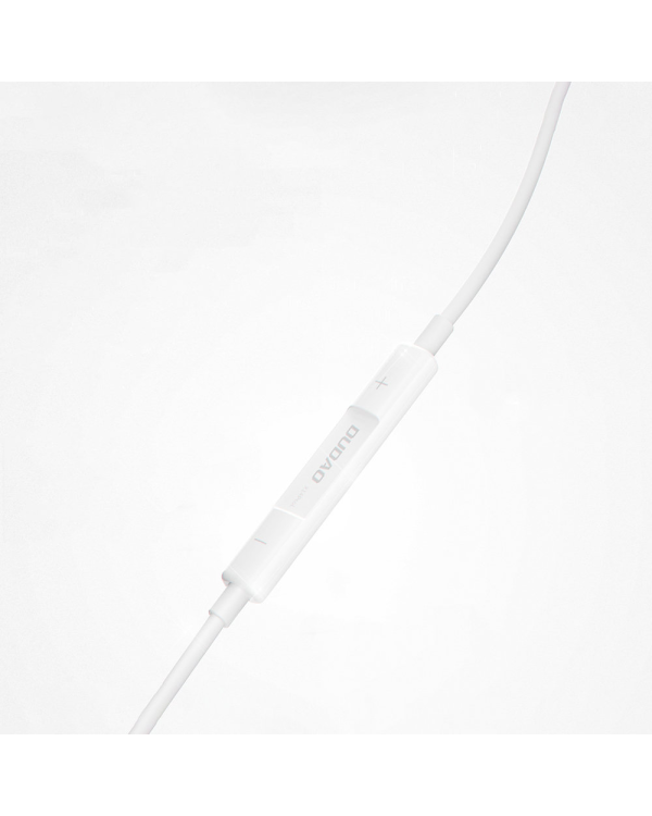 Dudao X14PROL-W1 Earphones with Lightning Connector white (X14PROL-W1)