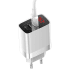 Baseus Mirror Lake CCJMHC-A02 Сетевое зарядное устройство USB-C / USB / 18W / 3A / Quick Charge 3.0 / Белое