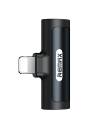 Remax SMOTH Series Audio Adapter Converter from Lightning to 2x Lightning black (LT RL-LA04i)