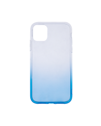Fusion Gradient case силиконовый чехол для Samsung G780 Galaxy S20 FE прозрачно - синий