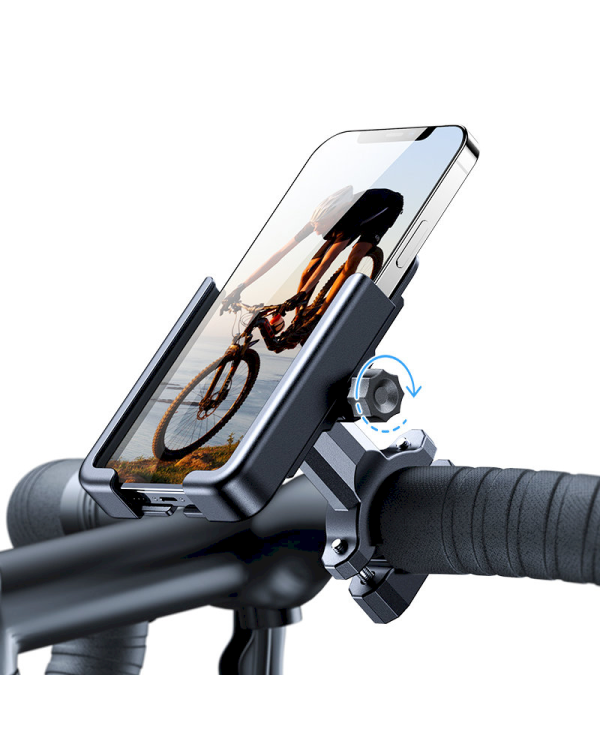 Wozinsky Metal Bike Smartphone Handlebar Mount Black (WBHBK3)