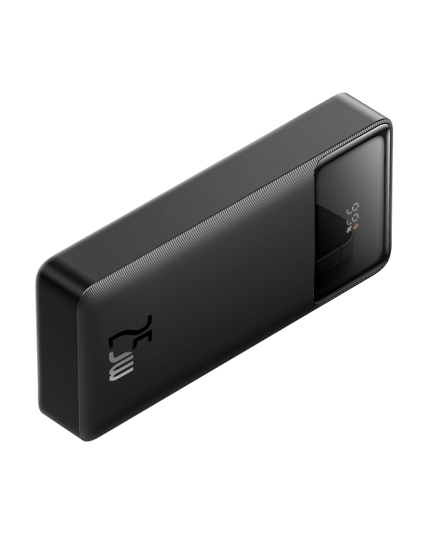 Powerbank Baseus Bipow, 20000mAh, 2x USB, USB-C, 25W (black)
