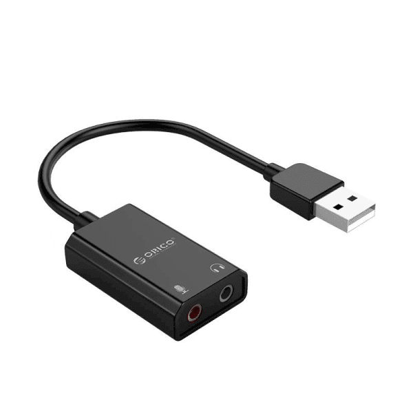 External USB audio card ORICO 10cm