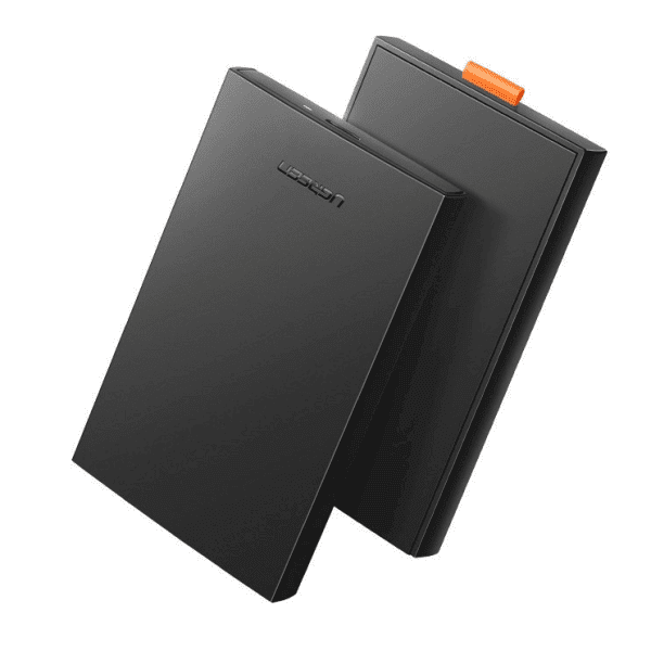 Ugreen external hard drive HDD SSD housing case SATA 2,5'' USB 3.2 Gen 1 (5 Gbps) micro USB SuperSpeed + cable black (CM237 60353)