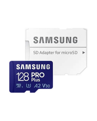 Карта памяти Samsung microSDXC PRO Plus 128 ГБ с ридером (MB-MD128KB)