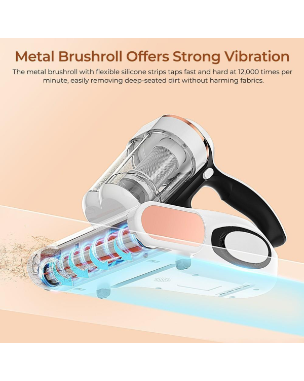 JIGOO J300 пылесос против клещей для матраса | дивана со съемным контейнером