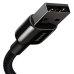 Baseus Tungsten Gold Cable USB to iP 2.4A 1m (черный)