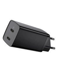 Baseus GaN Lite Quick Travel Charger C+C 65W EU (black)