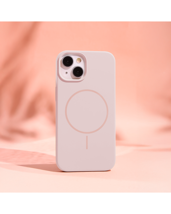 Чехол Fusion silicone Thin Magsafe для iPhone 16 Pro розовый