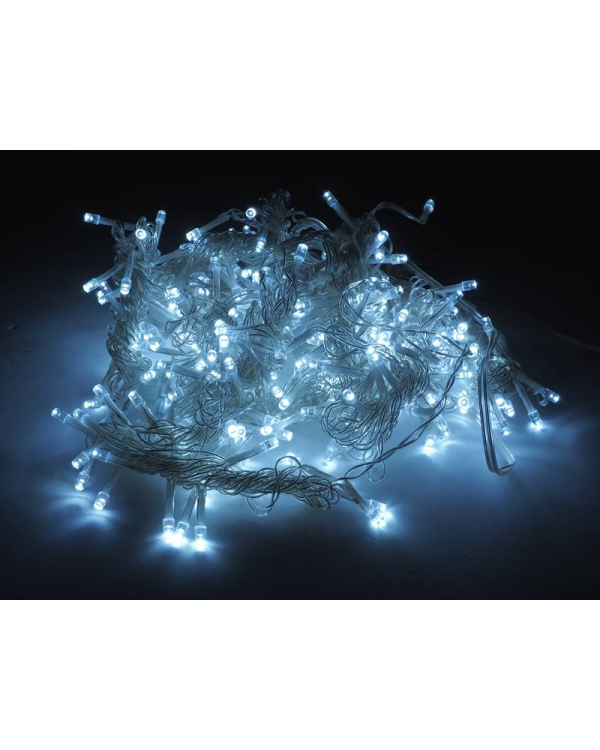 Световой занавес MOON 240 x LED, 3x2 м |8 функций| дистанционное управление | холодный белый свет.