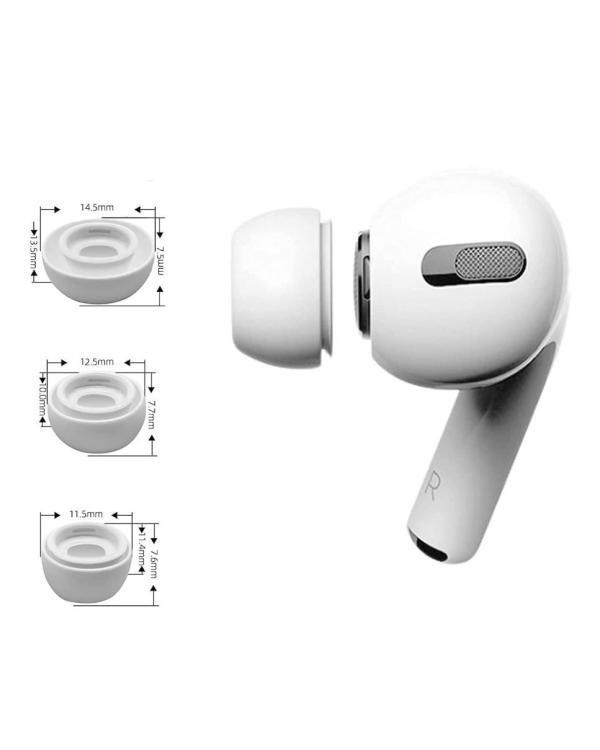 Дополнительное изображение книги «TECH-PROTECT EAR TIPS 3-PACK APPLE AIRPODS PRO 1 | 2 BLACK»