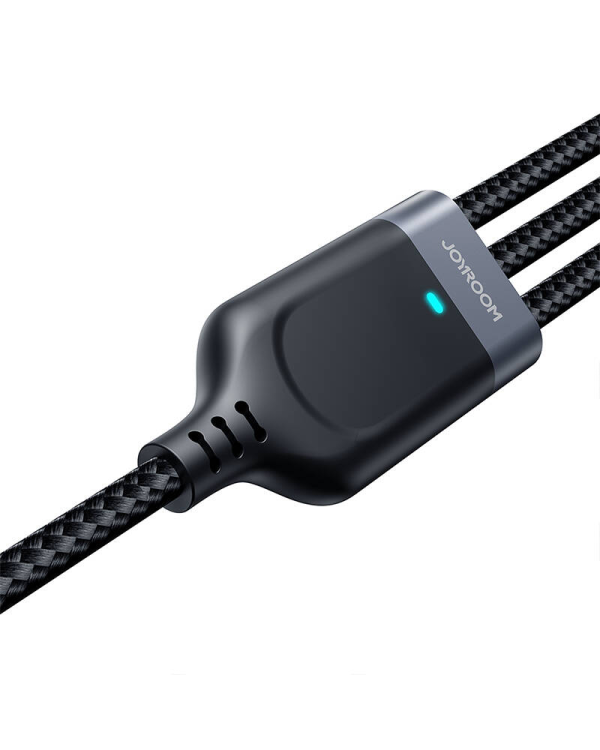 Многофункциональный кабель USB к USB-C 2x Lightning Micro Joyroom S-A18