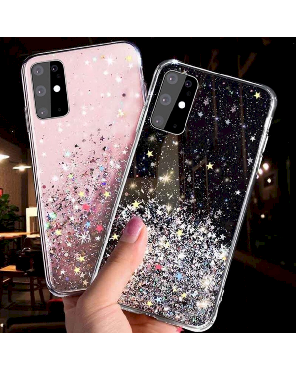 Fusion Glue Glitter Back Case Силиконовый чехол для Samsung G780 Galaxy S20 FE Черный