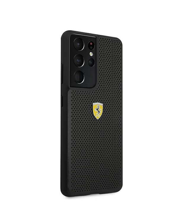 Ferrari FESPEHCS21LBK S21 Ultra G996 |black hardcase On Track Perforated