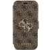 Guess GUBKP15S4GMGBR iPhone 15 | 14 | 13 6.1" brązowy|brown book 4G Metal Logo