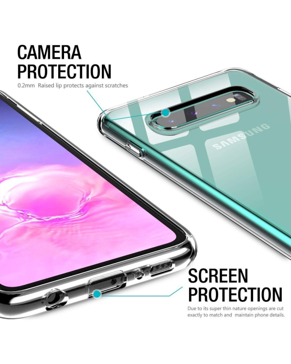 Fusion Ultra Back Case 0.3 mm Прочный Силиконовый чехол для Samsung G970 Galaxy S10e Прозрачный